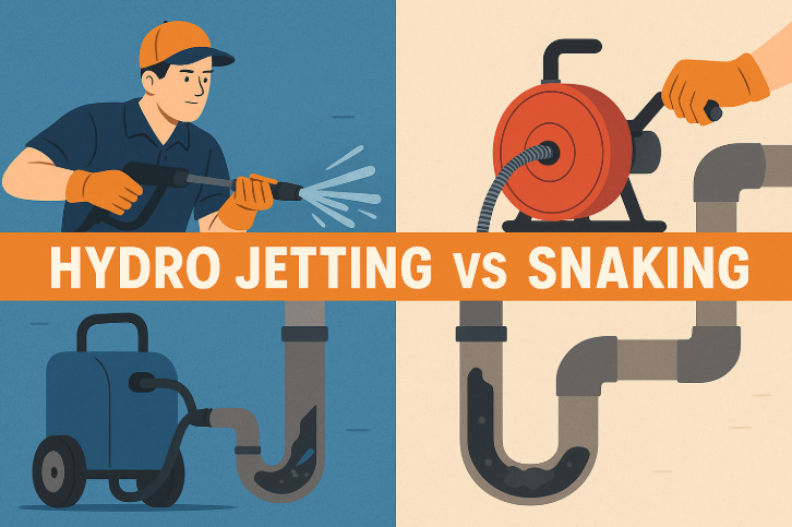 hydro jetting vs snaking